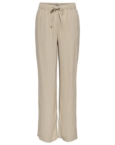 Only - ONLGoa Linen Pull-Up Bukser - Oxford Tan